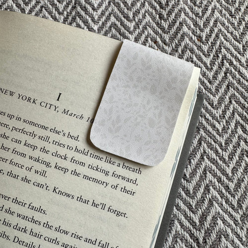 Cream Foliage Bookmark
