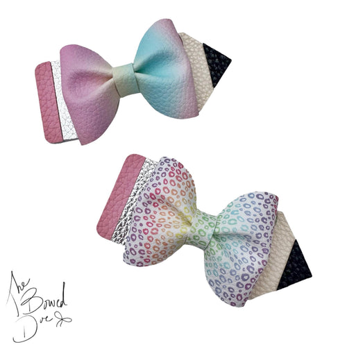 Matte Pencil Bows - 3.5”