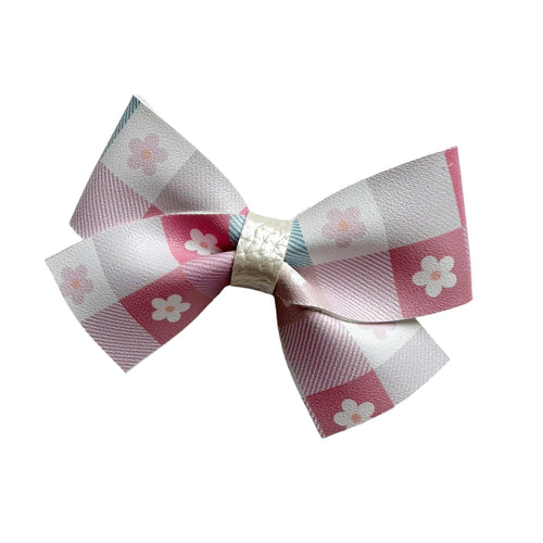 Floral Plaid Maple - 2.5”