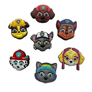 Paw Patrol Pup Heads - Croc Charm