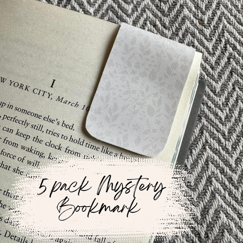 5 pack Mystery Bookmarks