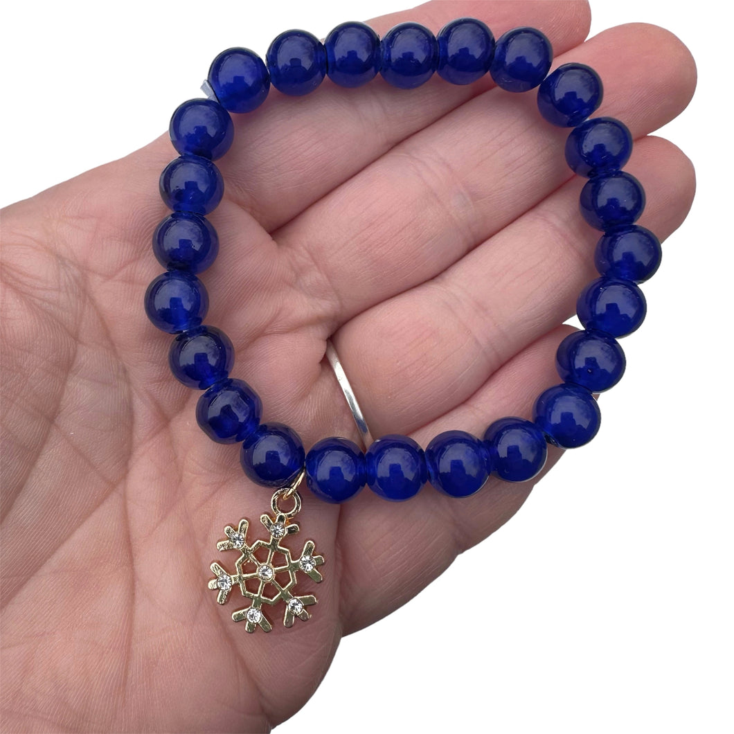 Snowflake - Beaded Bracelet