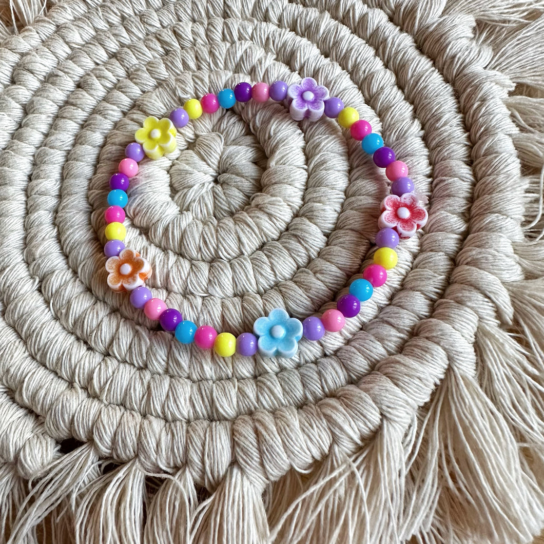 Rainbow Daisy - Beaded Bracelet