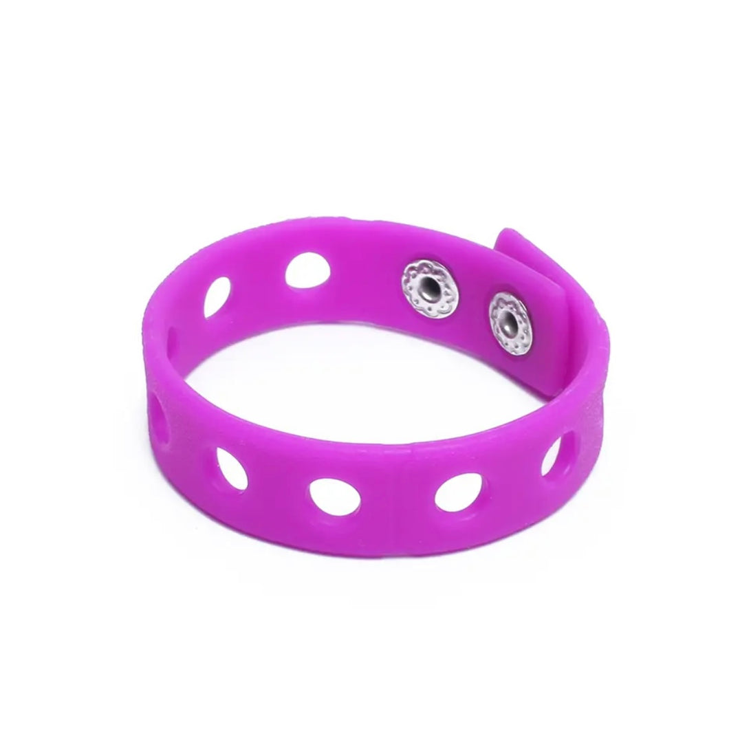 Purple - Croc Charm Bracelet