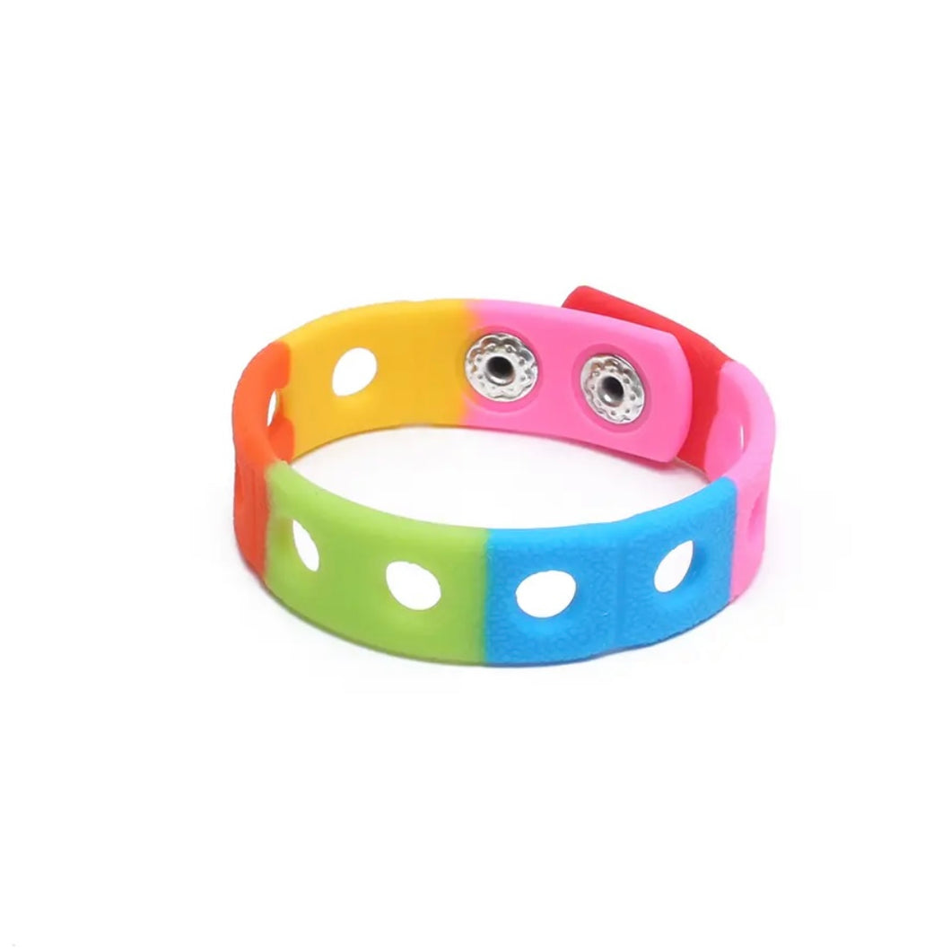 Rainbow - Croc Charm Bracelet