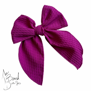 Fuchsia Waffle Knit Ava